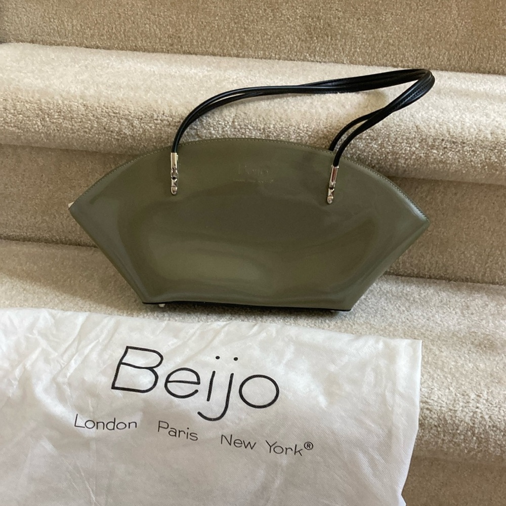 Beijo Olive Green Handbag